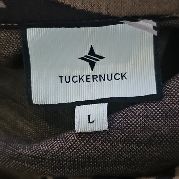 Tuckernuck Tiger Willow animal Print Stretch Tunic blouse (Large) - Picture 2 of 9